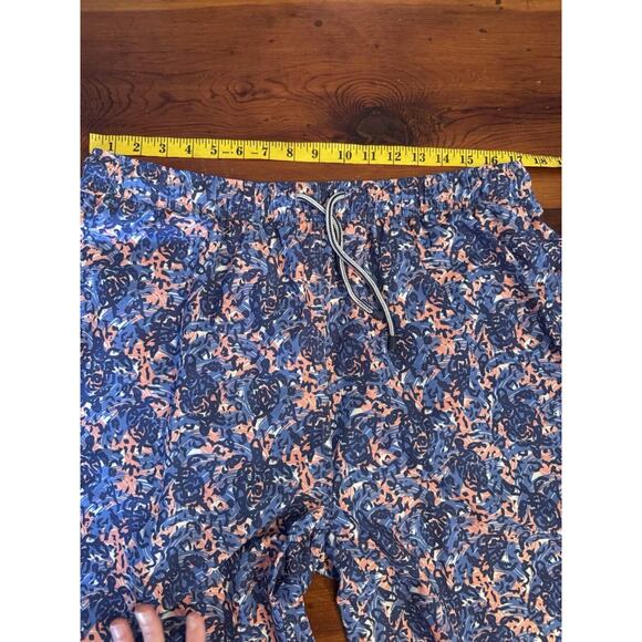 Peter Millar Men's Blue Turtle Tide Graphic Print 8" Swim Trunks Drawstring XL - Picture 5 of 15